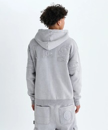 DC SHOES（ディーシーシューズ）の「25 HIDDEN ZH /DCセットアップ対応ロゴバックアップリケジップアップパーカー・フーディー（スウェット）」