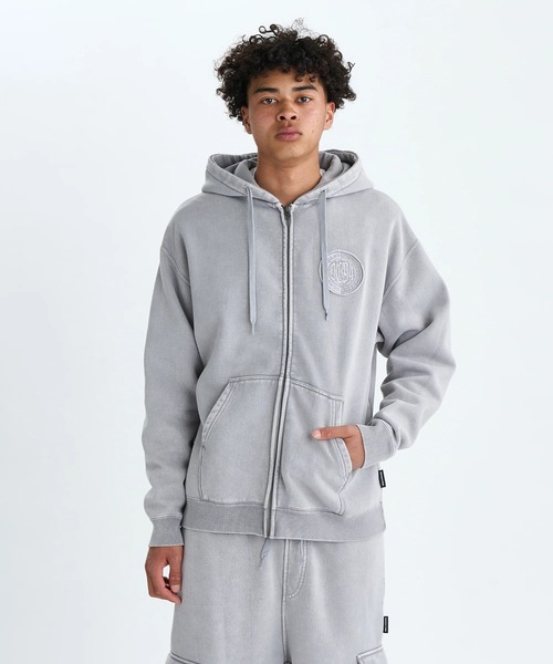 25 HIDDEN ZH /DCセットアップ対応ロゴバックアップリケジップアップ