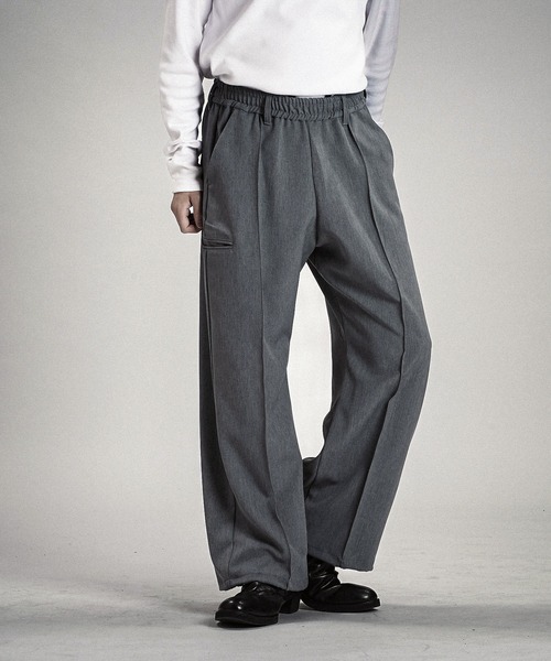 NO ID.（ノーアイディ）の「【NO ID.】Easy Trousers / イージー トラウザーズ（スラックス・メンズ・グレー/ブラック・2/1）」の19枚目の写真