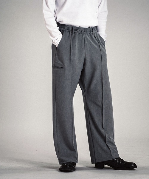 NO ID.（ノーアイディ）の「【NO ID.】Easy Trousers / イージー トラウザーズ（スラックス・メンズ・グレー/ブラック・2/1）」の21枚目の写真
