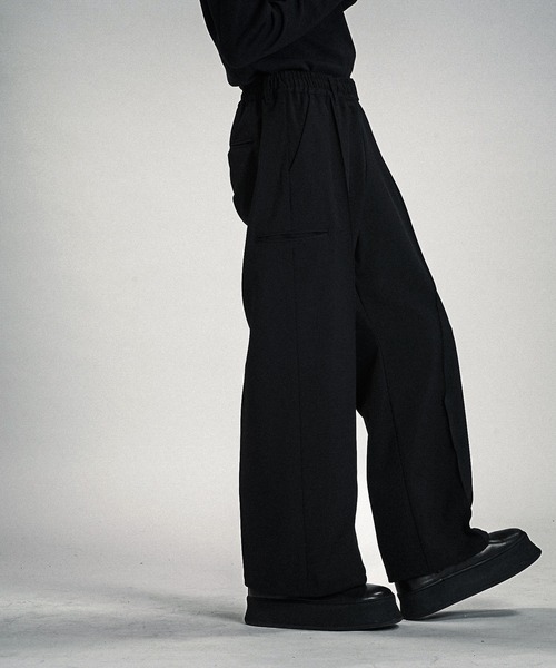 NO ID.（ノーアイディ）の「【NO ID.】Easy Trousers / イージー トラウザーズ（スラックス・メンズ・グレー/ブラック・2/1）」の17枚目の写真