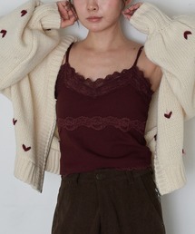 キャミソール（レッド/赤色系・レース）ファッション通販 - ZOZOTOWN