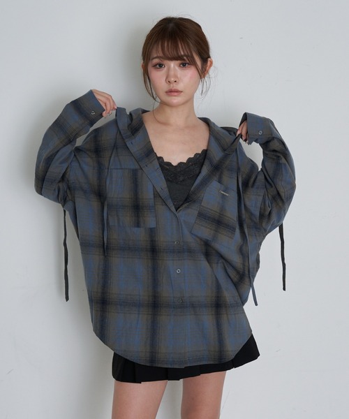 RAY CASSIN（レイカズン）の「パット付レースキャミ（キャミソール・レディース・チャコールグレー/レッド系その他2/ホワイト系その他/ブラック/ブラック系その他2/グレー系その他2・S）」の12枚目の写真