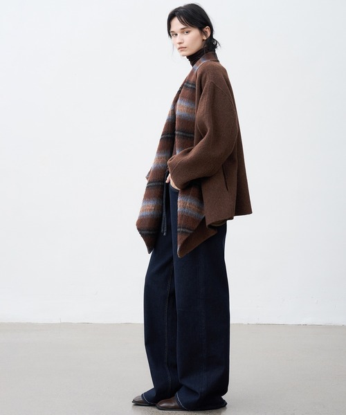 tageechita（タジチタ）の「【tageechita】ドロスト ストレートワイドデニムパンツ（デニムパンツ・レディース・インディゴブルー・S/M/L）」の5枚目の写真