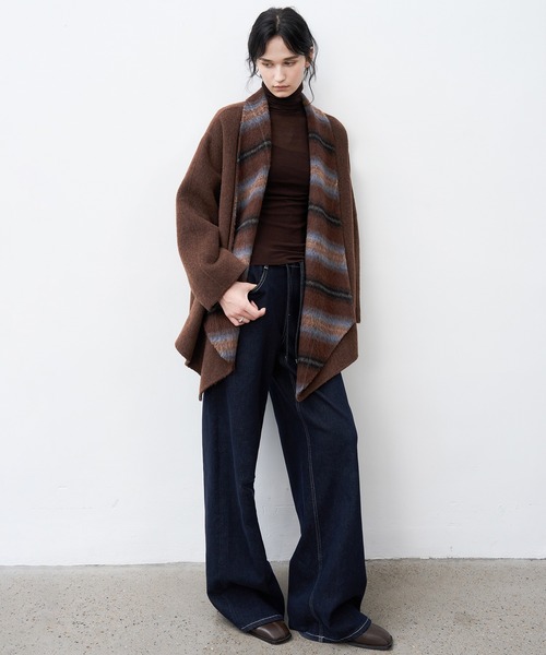 tageechita（タジチタ）の「【tageechita】ドロスト ストレートワイドデニムパンツ（デニムパンツ・レディース・インディゴブルー・S/M/L）」の16枚目の写真