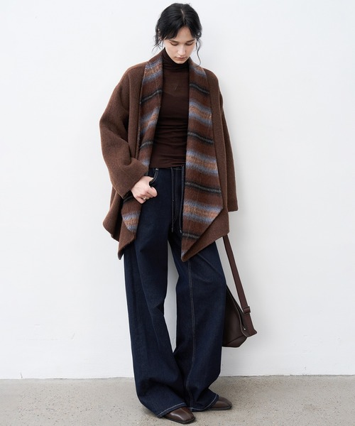 tageechita（タジチタ）の「【tageechita】ドロスト ストレートワイドデニムパンツ（デニムパンツ・レディース・インディゴブルー・S/M/L）」の20枚目の写真