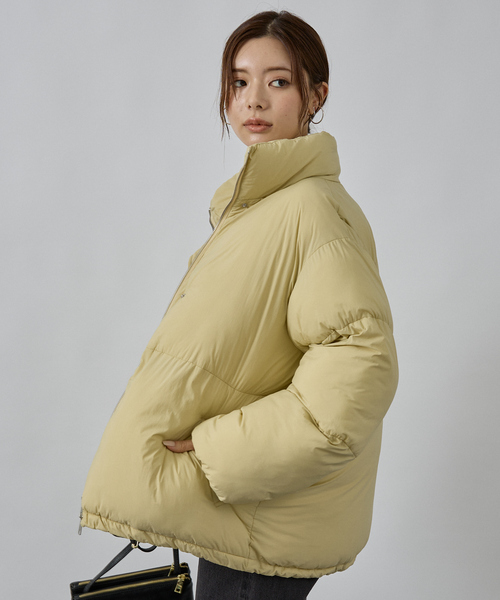 abahouse mavie（アバハウスマヴィ）の「中綿オーバースタンドブルゾン（ブルゾン・レディース・ブラック/ブラウン/クリーム・フリー）」の4枚目の写真