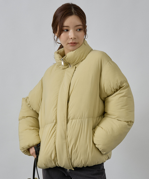 abahouse mavie（アバハウスマヴィ）の「中綿オーバースタンドブルゾン（ブルゾン・レディース・ブラック/ブラウン/クリーム・フリー）」の6枚目の写真