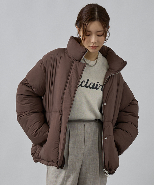 abahouse mavie（アバハウスマヴィ）の「中綿オーバースタンドブルゾン（ブルゾン・レディース・ブラック/ブラウン/クリーム・フリー）」の17枚目の写真