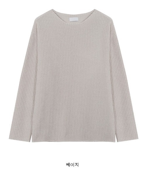 COSYHARU（コシハル）の「ベロアライクニットTシャツ（Tシャツ/カットソー・メンズ・ベージュ/ブラック/グレー・FREE）」の22枚目の写真