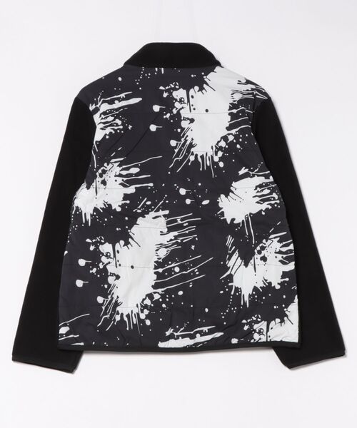 Loudmouth(ラウドマウス)の「LOUDMOUTH ラウドマウス ゴルフウェア 中綿入り ストレッチ 総柄 ハイネック フルジップ ブルゾン(ブルゾン・レディース・オレンジ系その他/ブラック系その他/ホワイト系その他・LL/M/L/S)」の5枚目の写真