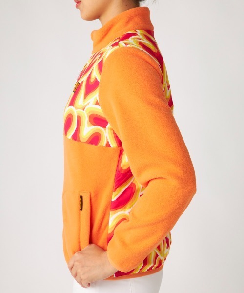 Loudmouth(ラウドマウス)の「LOUDMOUTH ラウドマウス ゴルフウェア 中綿入り ストレッチ 総柄 ハイネック フルジップ ブルゾン(ブルゾン・レディース・オレンジ系その他/ブラック系その他/ホワイト系その他・LL/M/L/S)」の22枚目の写真