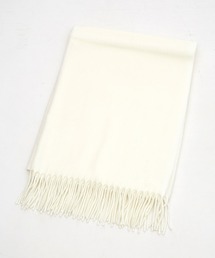 an meets zakka | an meets zakka シンプル無地バリエーション大判ファー混アクリルマフラー(66cm×197cm)(マフラー)