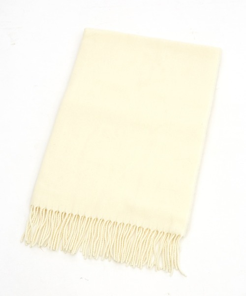 an meets zakka(アンミツザッカ)の「an meets zakka シンプル無地バリエーション大判ファー混アクリルマフラー(66cm×197cm)(マフラー・レディース・チャコール/ネイビー/コバルトブルー/マスタード/ブラウン/キャメル/ピンク/サーモンピンク/レッド/ボルドー/グレー/ダークグリーン/ブルー/ターコイズブルー/グレイッシュブルー/ライトイエロー/アイボリー/ライトブルー/ライトピンク/ピンクベージュ/ホワイト/ブラック・ONESIZE)」の2枚目の写真