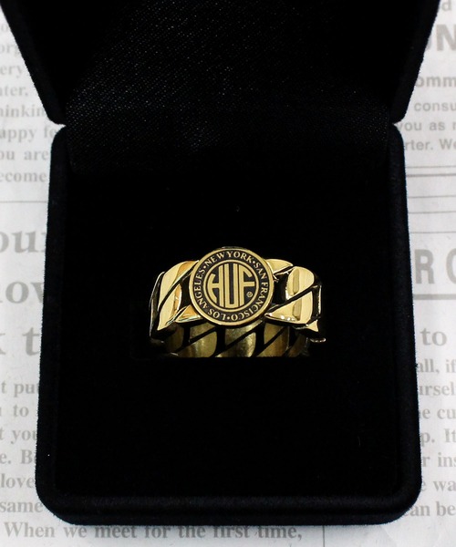 HUF（ハフ）の「リージョナルキューバリンクリング 指輪 REGIONAL CUBAN LINK RING（リング・メンズ・シルバー/ゴールド・7/8/9）」の11枚目の写真