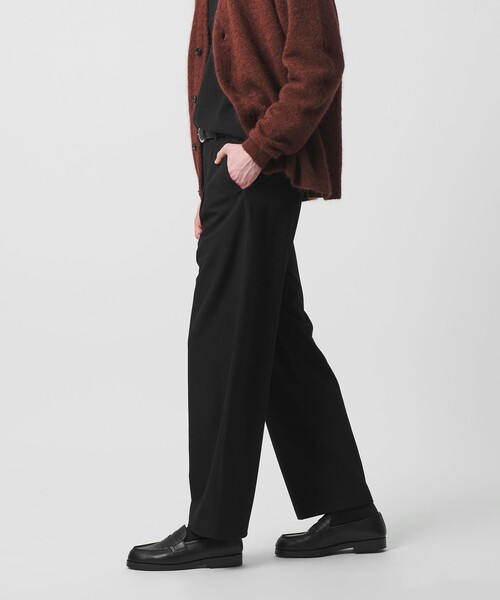 BEAUTY&YOUTH UNITED ARROWS（ビューティーアンドユースユナイテッドアローズ）の「ウーリー バレル 1プリーツ スラックス NO.9（スラックス・メンズ・ダークグレー/ブラック・L/XL/M/S）」の8枚目の写真