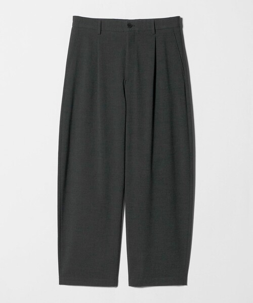 BEAUTY&YOUTH UNITED ARROWS（ビューティーアンドユースユナイテッドアローズ）の「ウーリー バレル 1プリーツ スラックス NO.9（スラックス・メンズ・ダークグレー/ブラック・L/XL/M/S）」の12枚目の写真