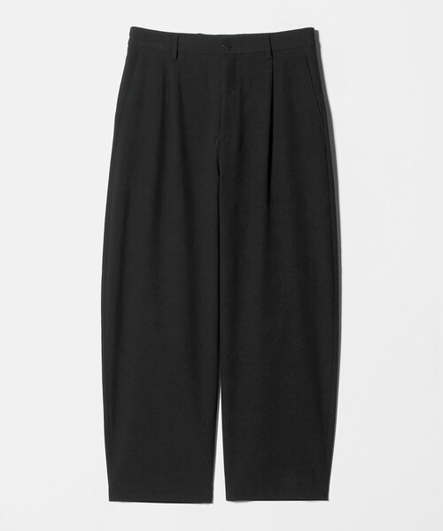 BEAUTY&YOUTH UNITED ARROWS（ビューティーアンドユースユナイテッドアローズ）の「ウーリー バレル 1プリーツ スラックス NO.9（スラックス・メンズ・ダークグレー/ブラック・L/XL/M/S）」の20枚目の写真