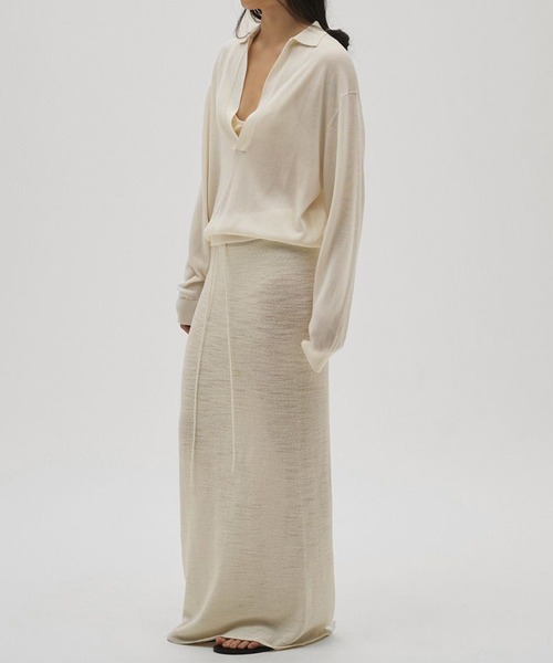 TODAYFUL(トゥデイフル)の「【TODAYFUL/トゥデイフル】Miniboucle Knit Skirt/ニットスカート(スカート・レディース・キナリ/ダークグレー/チョコ・36/38)」の12枚目の写真