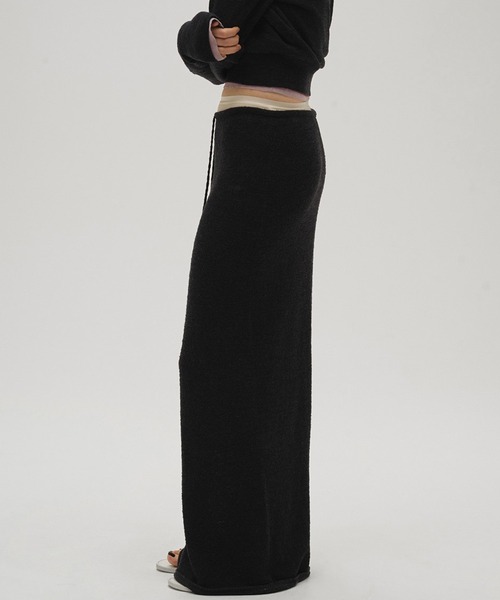 TODAYFUL(トゥデイフル)の「【TODAYFUL/トゥデイフル】Miniboucle Knit Skirt/ニットスカート(スカート・レディース・キナリ/ダークグレー/チョコ・36/38)」の20枚目の写真