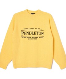 PENDLETON（ペンドルトン）の「【PENDLETON/ペンドルトン】 ロゴプリントクルーネックニット(7GG)（ニット/セーター）」