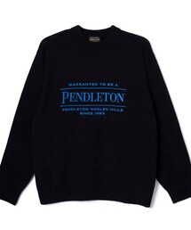 PENDLETON | 【PENDLETON/ペンドルトン】 ロゴプリントクルーネックニット(7GG)(ニット/セーター)