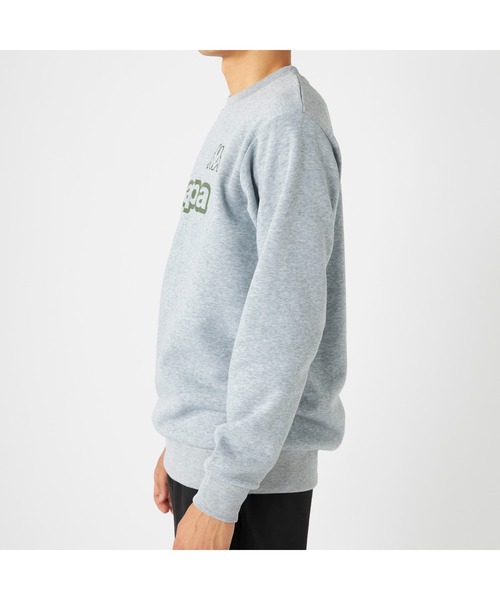 Kappa(カッパ)の「Kappa カッパ 軽量 裏起毛 クルーネック スウェット トレーナー(スウェット・メンズ・ブラック/カーキ/杢グレー・M/L/LL)」の21枚目の写真