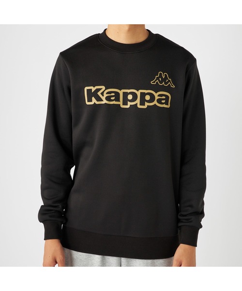 Kappa(カッパ)の「Kappa カッパ 軽量 裏起毛 クルーネック スウェット トレーナー(スウェット・メンズ・ブラック/カーキ/杢グレー・M/L/LL)」の10枚目の写真