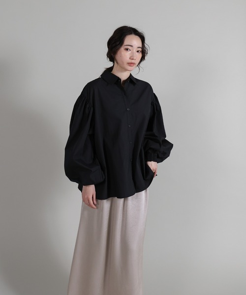 select MOCA Et(セレクトモカエト)の「【Et】Satin Washer Narrow Skirt(スカート・レディース・ブラウン/ベージュ/ブラック・LARGE/MEDIUM)」の7枚目の写真