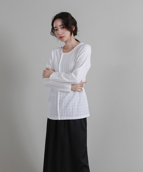 select MOCA Et(セレクトモカエト)の「【Et】Satin Washer Narrow Skirt(スカート・レディース・ブラウン/ベージュ/ブラック・LARGE/MEDIUM)」の15枚目の写真