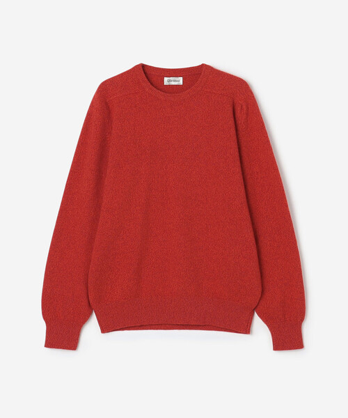 Glenmac | ジーロンラム クルーネックサドルニット WOMEN（ニット