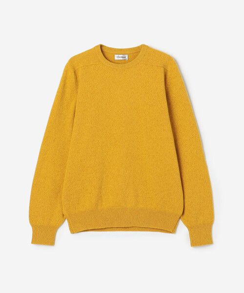 Glenmac(グレンマック)の「Glenmac | ジーロンラム クルーネックサドルニット WOMEN(ニット/セーター・レディース・レッド/ブルー/グレー/イエロー・40)」の3枚目の写真