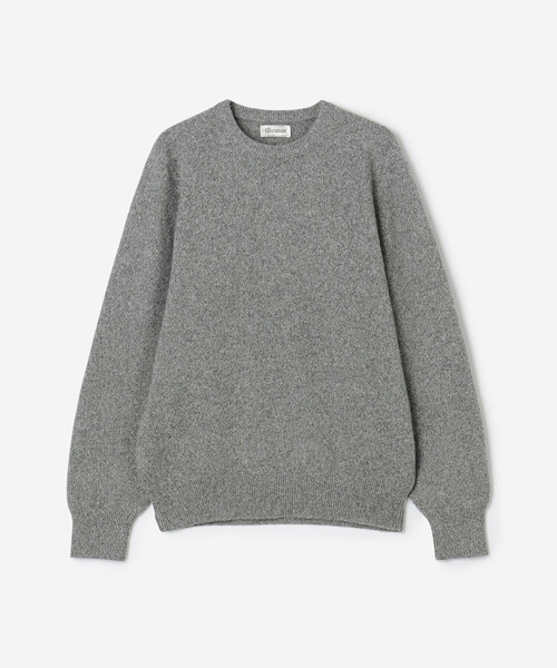 Glenmac(グレンマック)の「Glenmac | ジーロンラム クルーネックサドルニット WOMEN(ニット/セーター・レディース・レッド/ブルー/グレー/イエロー・40)」の5枚目の写真