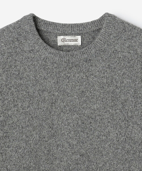 Glenmac | ジーロンラム クルーネックサドルニット WOMEN（ニット