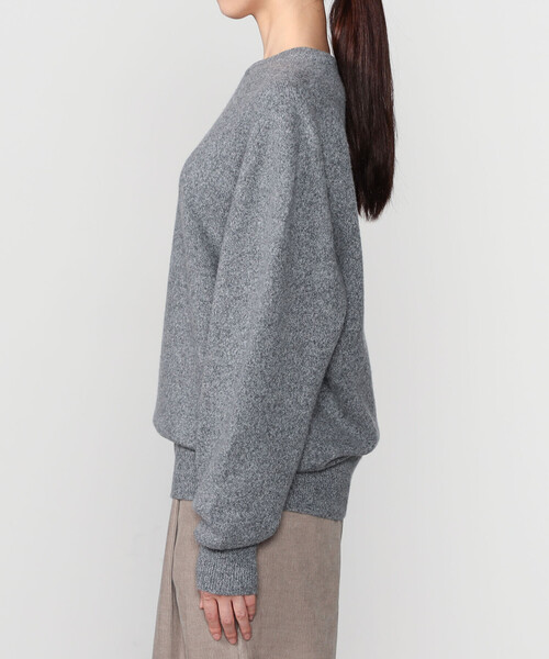 Glenmac | ジーロンラム クルーネックサドルニット WOMEN（ニット