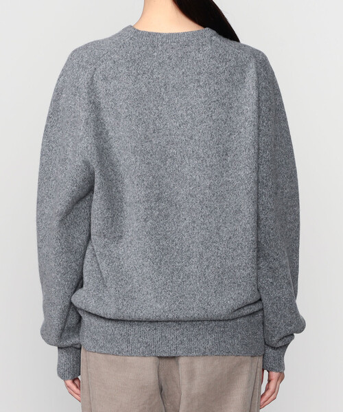 Glenmac | ジーロンラム クルーネックサドルニット WOMEN（ニット