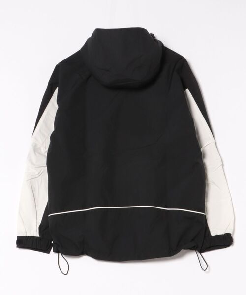 aimoha(アイモハ)の「ドルマンナイロンシェルジャケット/Dolman nylon shell jacket(ナイロンジャケット・メンズ・ブラック×ホワイト・LARGE/X-LARGE/MEDIUM)」の2枚目の写真