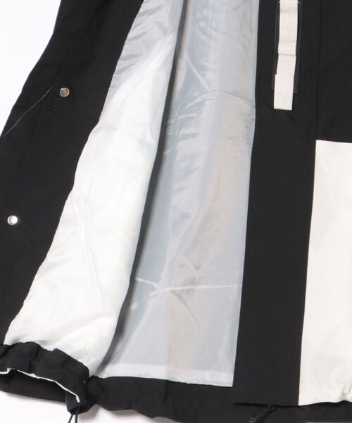 aimoha(アイモハ)の「ドルマンナイロンシェルジャケット/Dolman nylon shell jacket(ナイロンジャケット・メンズ・ブラック×ホワイト・LARGE/X-LARGE/MEDIUM)」の3枚目の写真