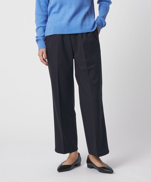 A DAY IN THE LIFE UNITED ARROWS(アデイインザライフユナイテッドアローズ)の「ウラケ ワイドパンツ‐ウォッシャブル‐<A DAY IN THE LIFE>(その他パンツ・レディース・ネイビー/ダークグレー/ダークブラウン/オフホワイト・36/38/40)」の4枚目の写真