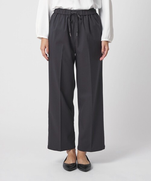 A DAY IN THE LIFE UNITED ARROWS(アデイインザライフユナイテッドアローズ)の「ウラケ ワイドパンツ‐ウォッシャブル‐<A DAY IN THE LIFE>(その他パンツ・レディース・ネイビー/ダークグレー/ダークブラウン/オフホワイト・36/38/40)」の7枚目の写真