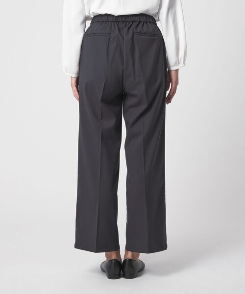 A DAY IN THE LIFE UNITED ARROWS(アデイインザライフユナイテッドアローズ)の「ウラケ ワイドパンツ‐ウォッシャブル‐<A DAY IN THE LIFE>(その他パンツ・レディース・ネイビー/ダークグレー/ダークブラウン/オフホワイト・36/38/40)」の9枚目の写真