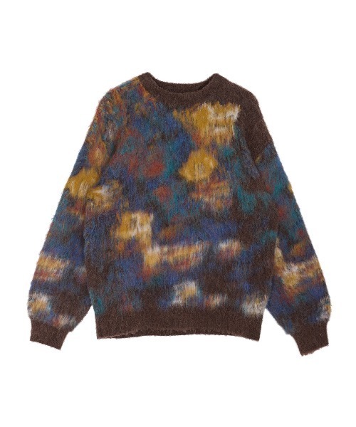 トップス WILTED FLOWER MOHAIR JACQUARD KNIT TOP Ameri（アメリ）の「WILTED FLOWER MOHAIR JACQUARD KNIT TOP（ニット