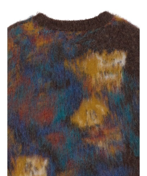 トップス AMERI WILTED FLOWER MOHAIR JACQUARD KNIT WILTED FLOWER MOHAIR JACQUARD KNIT TOP