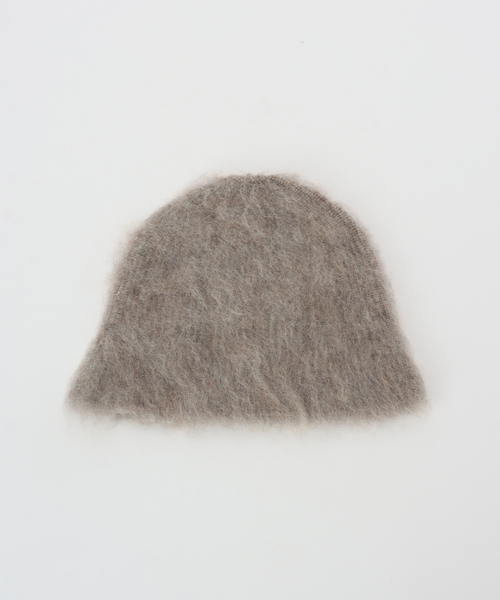 ORCIVAL（オーシバル）の「ORCIVAL/オーシバル MOHAIRニットキャップ #OR-H0374（ニットキャップ/ビーニー・レディース・ベージュ系その他/チャコールグレー・FREE）」の5枚目の写真