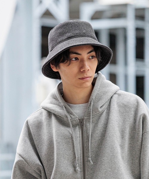 ♡ブークレパッチバケットハット♡今期 セール】起毛バケットハット / 591261（ハット）｜LAKOLE（ラコレ）の