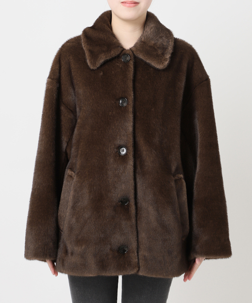 JOURNAL STANDARD relume(ジャーナルスタンダード レリューム)の「ファーブルゾン(ブルゾン・レディース・ブラウン・FREE)」の10枚目の写真