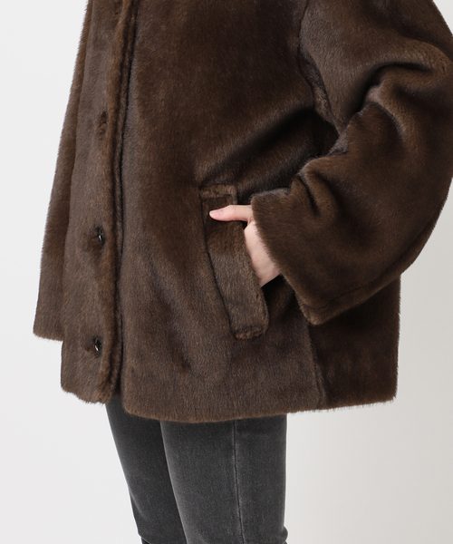 JOURNAL STANDARD relume(ジャーナルスタンダード レリューム)の「ファーブルゾン(ブルゾン・レディース・ブラウン・FREE)」の16枚目の写真