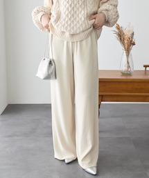 レディースのその他パンツ（ホワイト/白色系・ストライプ柄