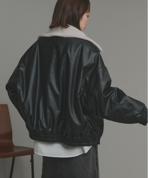 セール】ヴィンテージライク ボアブルゾン（ブルゾン）｜ad thie