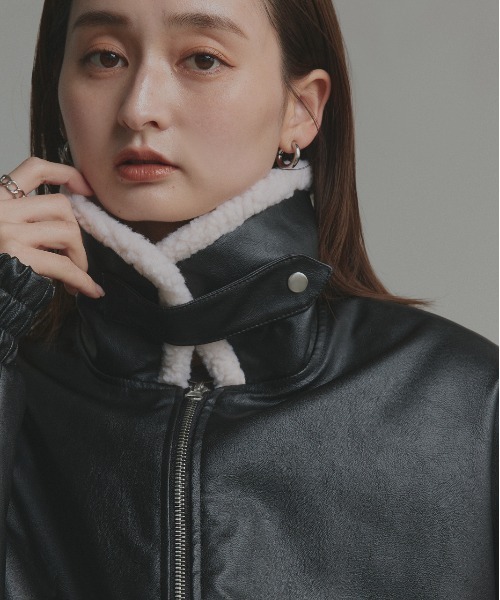 セール】ヴィンテージライク ボアブルゾン（ブルゾン）｜ad thie